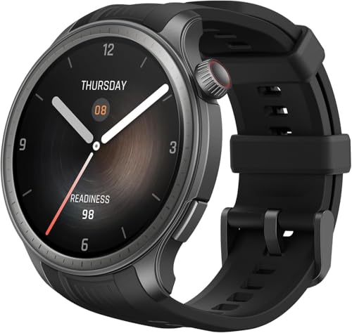 Amazfit Balance Smartwatch 46 mm, Pagamento NFC, AI Fitness Coach, Batteria di 14 Giorni, Monitoraggio del Sonno e della Salute, GPS, 150 Modalit&agrave; Sportive, Chiamate Bluetooth per Android e iPhone