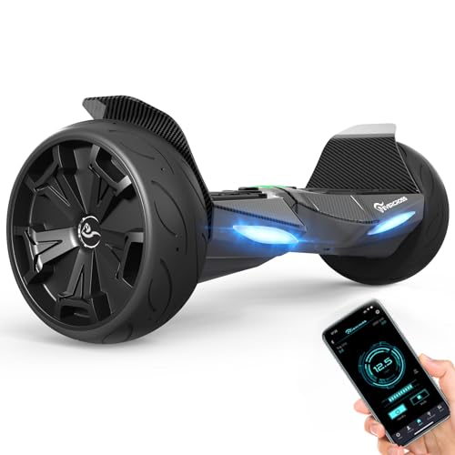 EVERCROSS 8,5" Hoverboards fuoristrada, Tutti i Terreni Hover Board abilitati per App con Bluetooth, Batteria rinforzata da 4 Ah, Hover Boards per Bambini, Adolescenti, Adulti