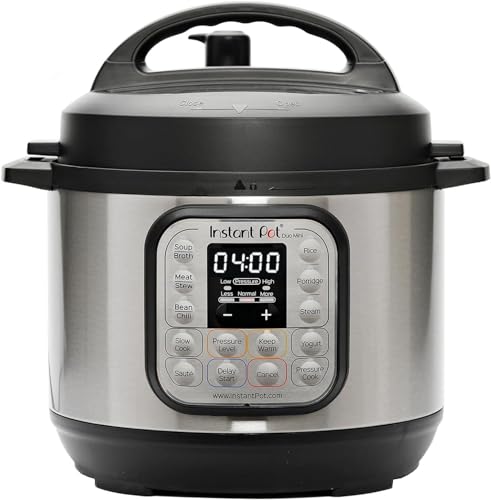 Instant Pot Electric Pressure Cooker Duo Mini 3L, 7-in-1 Multi-Cooker, Stainless Steel Pressure Cooker, 700 W