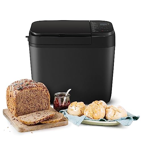 Panasonic SD-R2530KXE Macchina per il Pane Automatica, Programma Senza Glutine, Dispenser Uvetta e Frutta Secca, Modello Orizzontale, 30 Programmi, Doppio Sensore di Temperatura, Timer, Nero