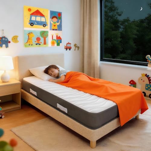 MENK&Euml;LL Materasso Singolo 80x190 Memory Foam - Alto 20cm - Ortopedico ed Ergonomico, Allevia i Punti di Pressione - Anallergico, Antiacaro e Anti Muffa, Antibatterico - Rigido, Supporto fino a 200kg