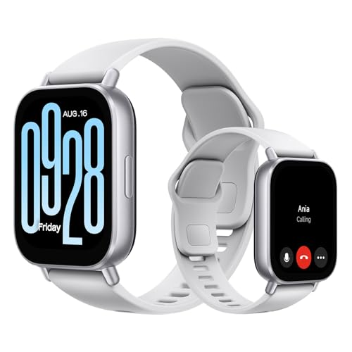 XIAOMI Redmi Watch 5 Active, Smartwatch con display LCD 2", Chiamate Bluetooth, Autonomia 18 giorni, Resistenza Acqua 5ATM, Monitoraggio Frequenza Cardiaca e SpO2, 140+ modalit&agrave; Fitness, Argento