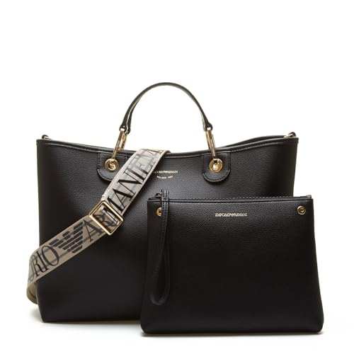 Emporio Armani Y3D165 YFO5B Gli Amanti dello Shopping Womens Borse Tracolla Donna Nero Talla &uacute;nica