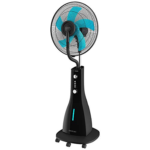 Cecotec Ventilatore per nebulizzatore d'acqua con timer EnergySilence 590 Freshessence. 90 W, 5 lame da 40 cm di diametro, oscillanti, 3 velocit&agrave;, serbatoio da 3 litri, motore in rame