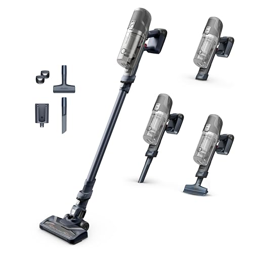 Rowenta X-Pert 6.60 Allergy, Aspirapolvere Senza Fili Potente, Scopa Elettrica Senza Fili con Contenitore Polvere da 0,55 L Facile da Pulire, Autonomia Fino a 45 Min, 100 W, RH6836EO