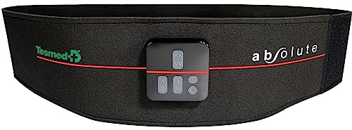 TESMED Absolute: Cintura Addominale EMS, Elettrostimolatore per Addominali Centrali e Laterali &ndash; Ricaricabile, 99 Intensit&agrave; &ndash; Allenamento e Tonificazione Muscolare &ndash; Made in Italy