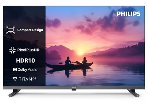 Philips 32PFS6000 HD LED Smart TV - Display 32&rsquo;&rsquo; con Pixel Plus, piattaforma Titan OS e Dolby Digital Sound - Funziona con Alexa e Google Voice Assistant