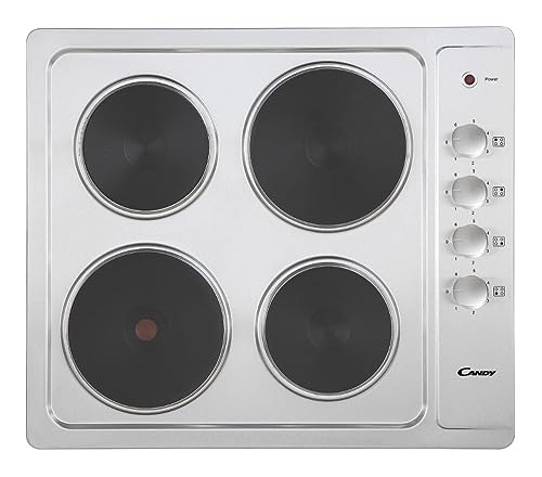 Piano cottura 60x50 cm n&deg; 4 piastre inox - CLE64KX