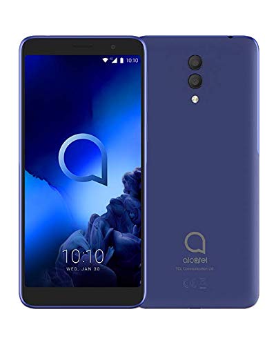 Alcatel 1X (2019) - Smartphone 16GB, 2GB RAM, Dual Sim, Pebble Blue
