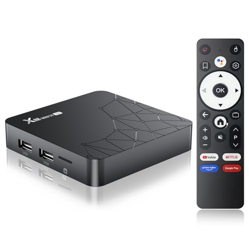 RUPA Android TV Box, RK3518mini Android Box 14.0 con RAM 2G ROM 16G WiFi6 Enternet 10/100M Bluetooth 5.0 USB3.0 Supporta 3D HD 8K TV Box