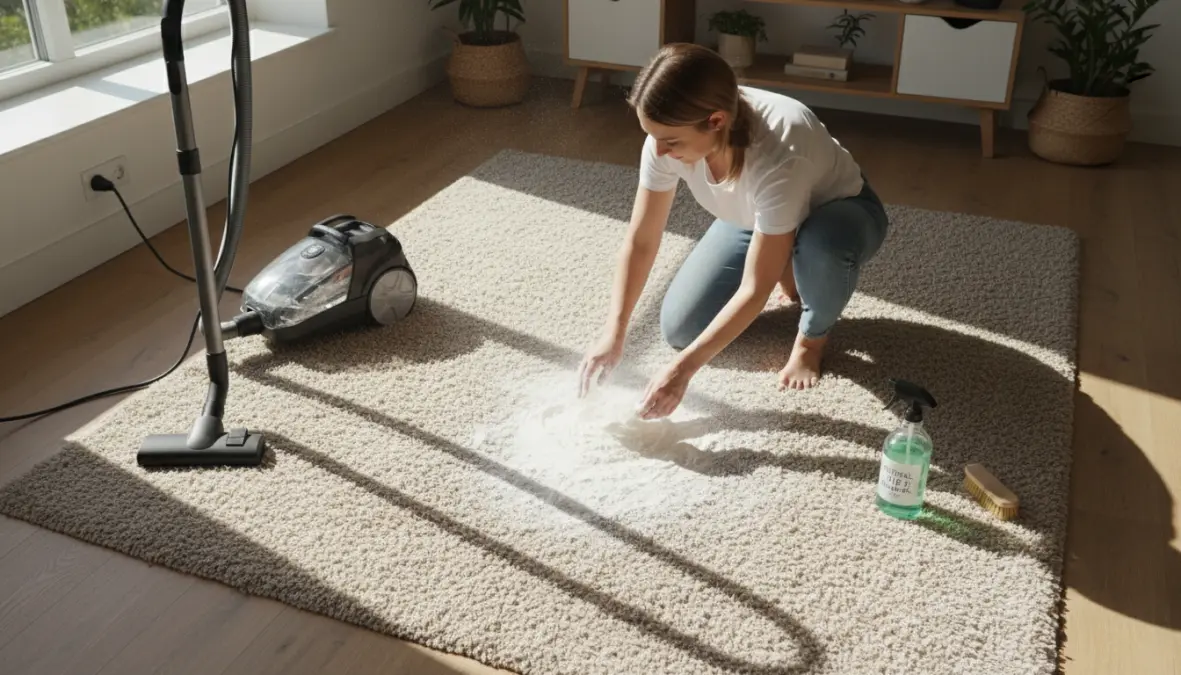 Come pulire i tappeti in casa con bicarbonato e metodi fai da te
