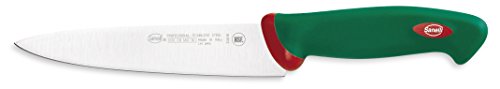 Sanelli Premana Coltello Cucina, Acciaio Inossidabile, Verde, 18 cm