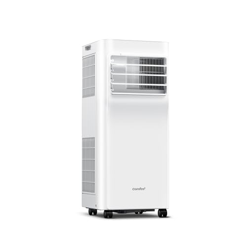 COMFEE' Condizionatore Portatile 8000 BTU/h 2.3kW, controllo APP, 3 modalit&agrave;, 3 velocit&agrave; di ventilazione, timer 24H, per soggiorni e appartamenti di 29㎡/78m&sup3;, funziona con Alexa [Classe energetica A]