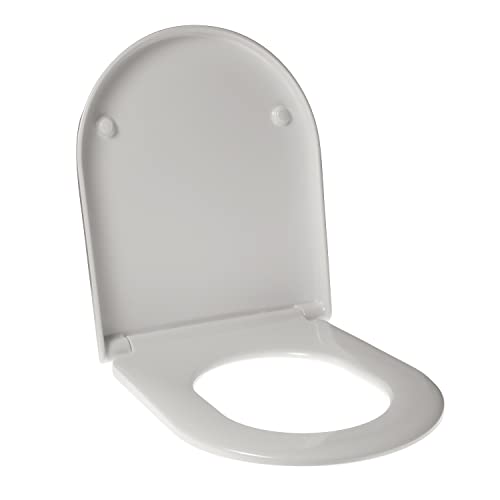 Copriwater per POZZI GINORI YDRA AVVOLGENTE TERMOINDURENTE BIANCO cerniera inox