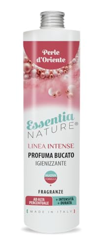ESSENTIA Profumo per Bucato Linea Intense con Igienizzante, Profumatore Bucato per Lavatrice con Estratti di Oli Essenziali Naturali (Perle d'Oriente, 500 ml, Confezione da 1)