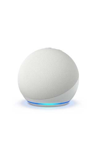 Echo Dot (Ultimo modello) | Altoparlante intelligente Wi-Fi e Bluetooth, suono pi&ugrave; potente e dinamico | Bianco ghiaccio, con Accesso Anticipato ad Alexa+