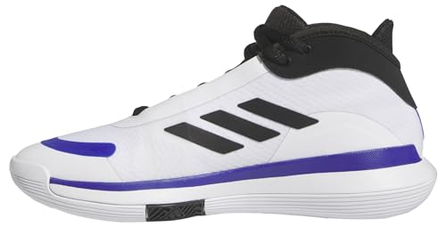 Adidas Unisex - Adulto Bounce Legends Low Trainers, Cloud White/Core Black/Lucid Blue, 40 2/3 EU