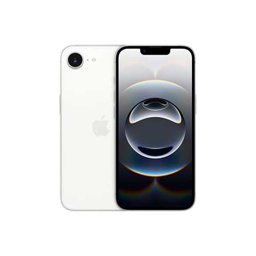 Apple iPhone 16e 128 GB: progettato per Apple Intelligence, con chip A18, un&rsquo;autonomia grandiosa, fotocamera Fusion da 48MP e display Super Retina XDR 6,1''; Bianco