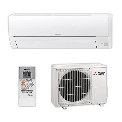 Condizionatore Fisso Mitsubishi Electric &lrm;MSZ-HR25VF, 1 Unit&agrave; Interna + 1 Unit&agrave; Esterna, Caldo e Freddo, Telecomando Incluso, 9.000 BTU