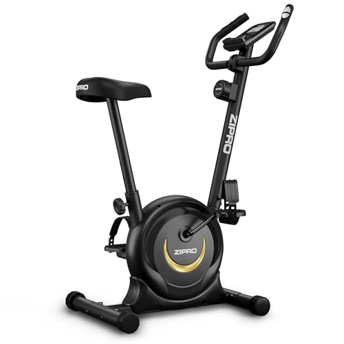 ZIPRO Cyclette da Casa con 8 Livelli di Resistenza Magnetica, Supporto per Smartphone, Schermo LCD, Sella Regolabile, Cyclette per Casa per Pi&ugrave; Esercizi, Ciclette Professionale da Camera (One S)