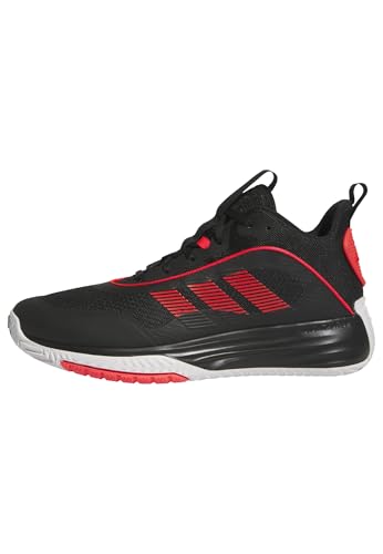Adidas Uomo OWNTHEGAME 3.0 Shoes, Core Black/Lucid Red/Ftwr White, 42 EU