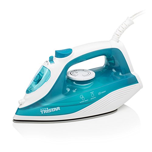 Tristar ST-8300 Ferro da stiro a vapore, 2000 W &ndash; Piastra in ceramica, temperatura regolabile, funzione vapore verticale e spray, autopulente, stiratura facile e veloce per risultati perfetti
