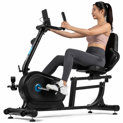 BAKAJI Cyclette Magnetica da Casa con Sedile Regolabile Ergonomico, Bici Fitness per Allenamenti Cardio, Bicicletta per Palestra Sport di Resistenza con Schermo LCD e Controllo Frequenza Cardiaca