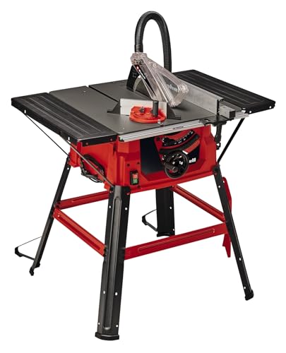 Einhell Seghe circolari con banchetto TC-TS 2025/2 U (2000 W, regolazione in altezza/inclinazione della lama, guida parallela, battuta d'angolo +/- 60&deg;, prolunghe di supporto)