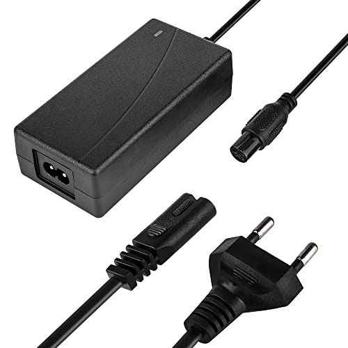Caricatore Elettrico per Scooter 42V 2A,Vegena Caricabatteria Monopattini 3 Poli,Elettrici Hoverboard Scooter Caricabatteria,Adattatore di Alimentazione per Scooter Elettrico,Hoverboard Autobilanciato