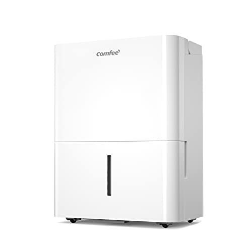 COMFEE' Deumidificatore Casa Muffa 20L/24h, Adatto fino a 40㎡, Tanica da 3L, Deumidificazione Smart, Controllo WiFi, Compatibile con Alexa, Ruote Piroettanti, Timer, MDDF-20DEN7-WF