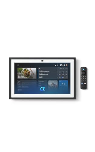Amazon Echo Show 15 (Ultimo modello) | Schermo intelligente Full HD da 15,6&rdquo; con Alexa, Fire TV integrata e telecomando vocale Alexa, con Accesso Anticipato ad Alexa+