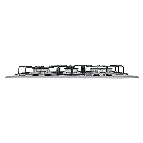 Hotpoint PCN 642 T/IX/HAR - Piano cottura gas, in acciaio Inox, da incasso, 1.000 W, 5,5 cm