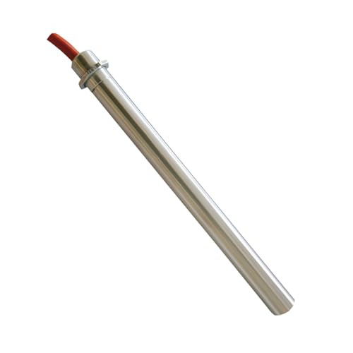 Easyricambi - Candeletta Accensione Stufa Pellet 350W Modello con Flangia, Diametro 12,5mm Lunghezza 150mm (160mm Totali), Resistenza per Riscaldamento Rapido, Ricambio per Modelli Palazzetti e Altri