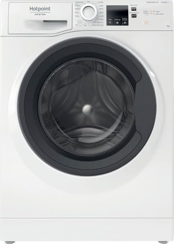 Hotpoint Ariston Lavatrice NF97WK IT Libera Installazione, Funzione Vapore, Carica Frontale 1400 Giri, Cestello In Acciaio Inox da 9 Kg, 76dB, 16 Programmi, Inverter, Classe Energetica A