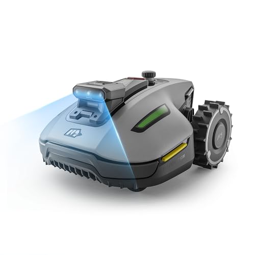 MAMMOTION YUKA mini 2 500 Robot Tagliaerba senza Filo Perimetrale, Nessuna Perdita di Segnale, Senza RTK, Visione AI Tri-Cam, DropMow, Mappatura Auto Multi-zona