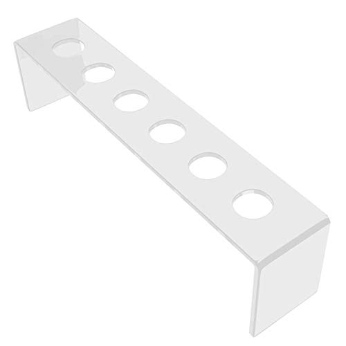 Danieli | Porta Coni per fritti e finger food | Supporto in acrilico trasparente o nero porta coni per cialde gelato, riso per matrimonio e porta cuoppo per fritti. (Porta coni 6 posti)