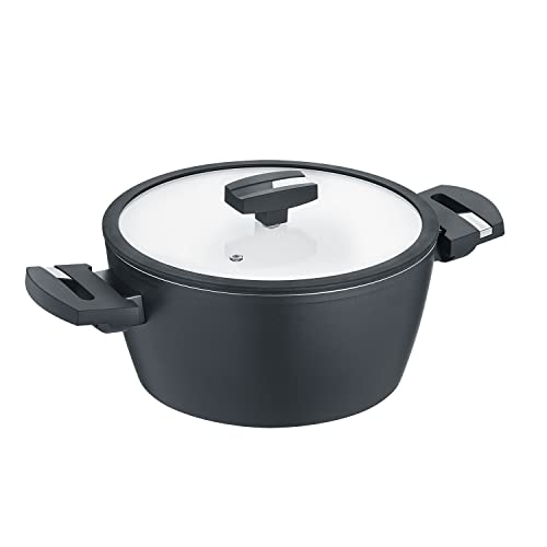 Casseruola Berndes Balance Induction B.Nature con Coperchio, Alluminio, 24 cm