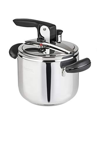 Pentola a Pressione Amelia+ &oslash;18cm, capacit&agrave; 3,5lt, Made in Italy, Acciaio Inox 18/10, Induzione+Gas, Massima sicurezza, Triplo fondo, PFAS free