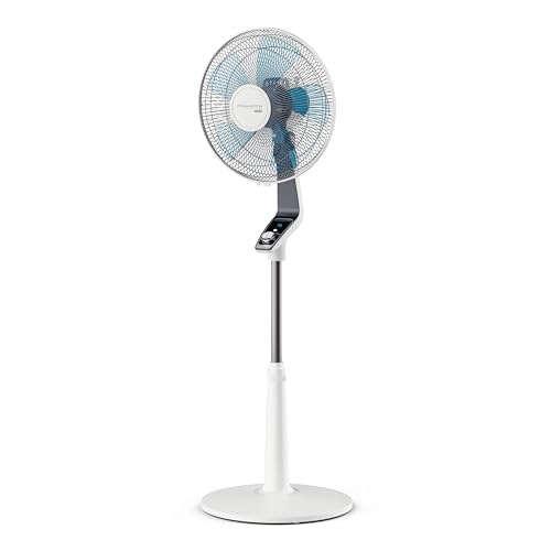 Rowenta Silence Extreme, Ventilatore a Piantana con 4 Velocit&agrave; e Turbo Boost, Ventilatore Silenzioso, Oscillazione Automatica, Bianco, Vu5640