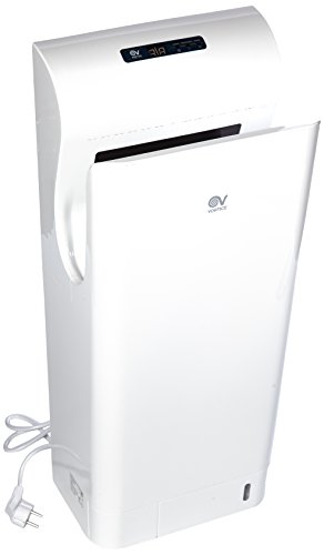 Vortice 70907 Asciugamani a Lama d'Aria Vort Super Dry Uv Vortice con Uv, Bianco