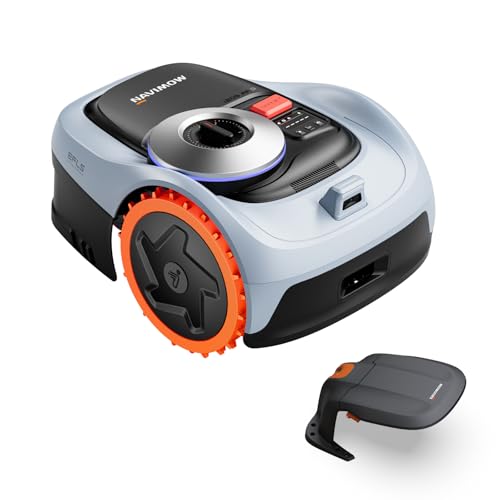 Segway Navimow i205 AWD Robot Tagliaerba Senza Filo Perimetrale - Kit con Garage S, Trazione Integrale per Pendii del 45%, EFLS NRTK + Visione, Non &egrave; Necessaria un'antenna RTK (Spedito separatamente)