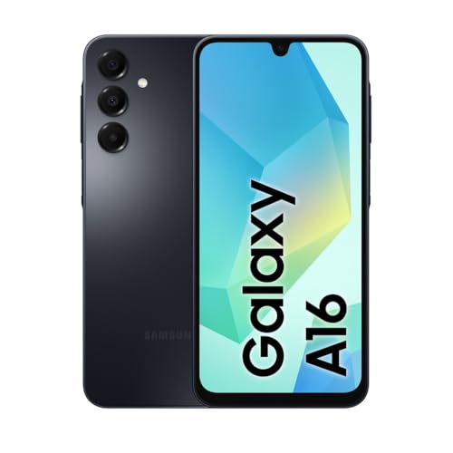Samsung Galaxy A16 Smartphone Android 14, Display Super AMOLED 6.7" FHD+, 4GB RAM, 128GB, Batteria 5.000 mAh, Resistenza IP54, memoria espandibile fino a 1.5TB, Black [Versione Italiana]