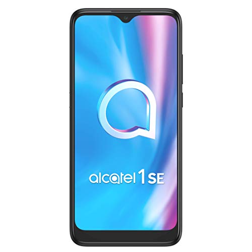 Alcatel 1SE Smartphone 4G Dual Sim, Display 6.22&rdquo; HD+, 32GB, 3GB RAM, Tripla Camera, Android 10, Batteria 4000mAh, Power Grey, [Italia]