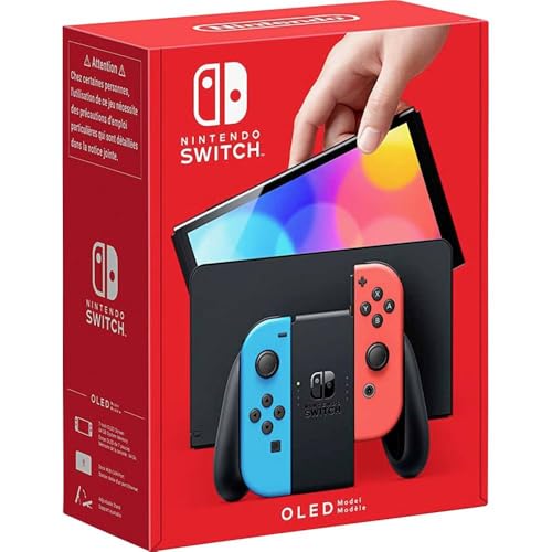 Nintendo - Console Nintendo Switch &ndash; Modello OLED Blu Neon/Rosso Neon - schermo OLED 7" - 64GB