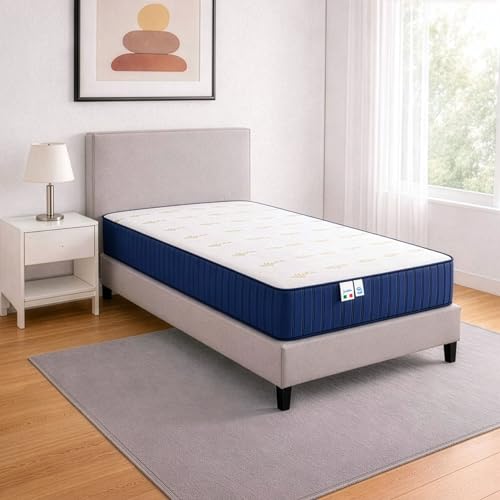 Baldiflex Materasso Memory 20 cm, Singolo 80x190 cm, RelaxOne 20, Ortopedico e Ergonomico, Anallergico e Antibatterico, 100% Made in Italy