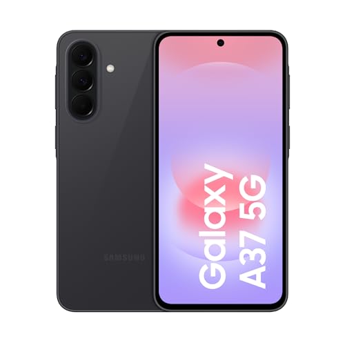Samsung Galaxy A37 5G, 256GB, 3 anni di Garanzia, Smartphone sottile, Cerchia e Cerca, Gomma Oggetto, Suggerimento di modifica, Tripla Camera, IP68, 5.000 mAh, Awesome Charcoal [Versione Italiana]