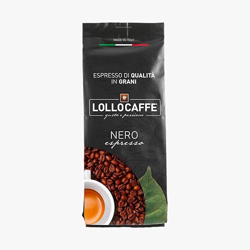 Lollo Caff&egrave; - Caff&egrave; in grani Espresso Nero1 kg x 6