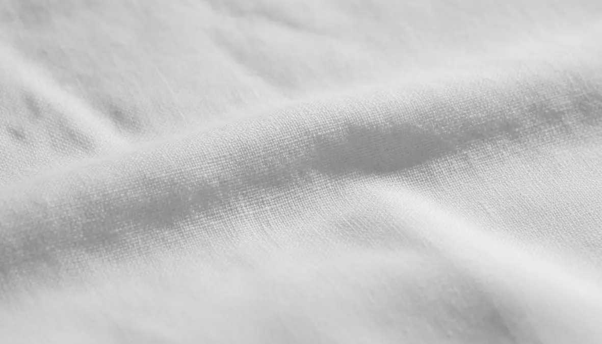Dettaglio tessuto lino naturale traspirante per camicia uomo estate