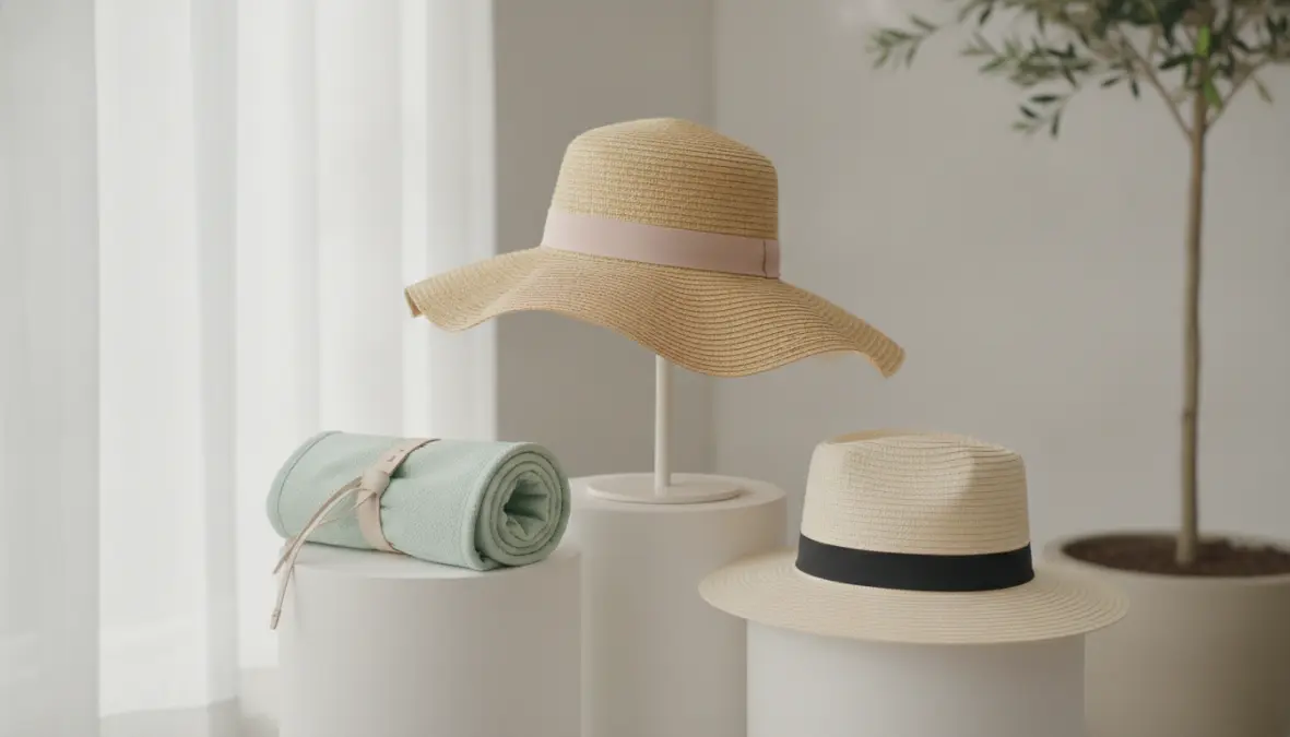 Collezione di cappelli estivi donna con tesa larga e protezione solare