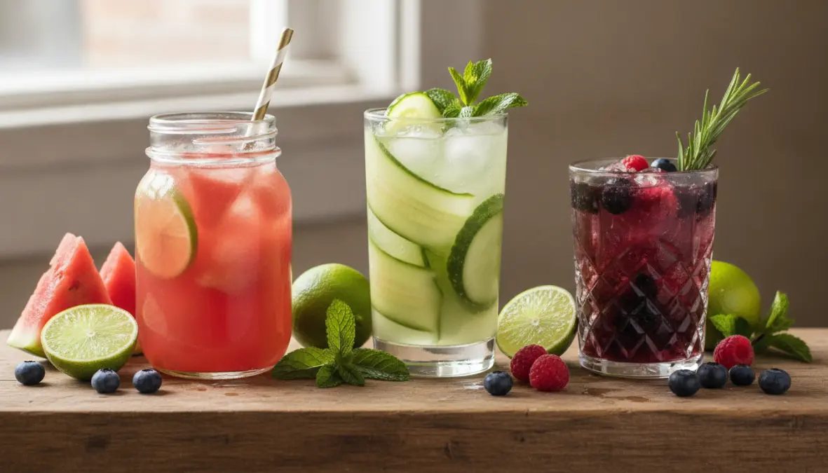 Ricette creative di cocktail analcolici estivi con anguria, cetriolo e frutti rossi